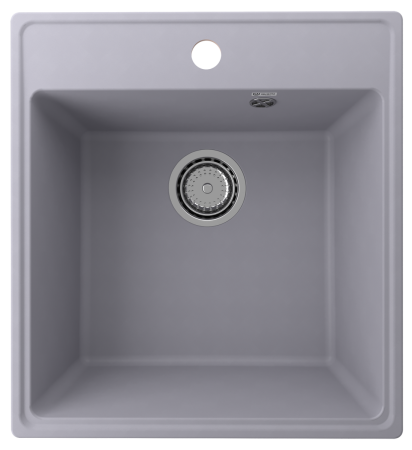 Кухонная мойка Ulgran Quartz Forte 460-05 46х50 цвет серый поверхность матовая