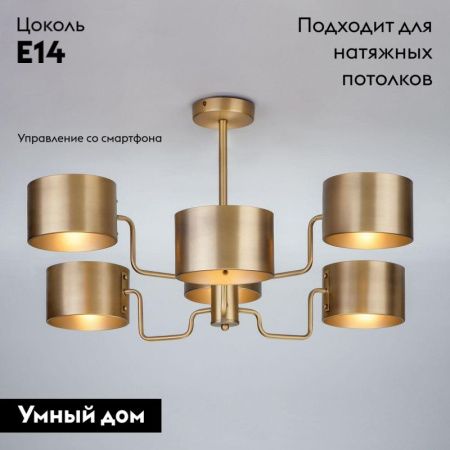 Люстра потолочная Bogates Pallada (Паллада) 293/6 Smart