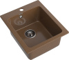 Кухонная мойка Granfest Praktik P-505 терракот 51х43 цвет коричневый поверхность матовая