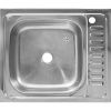 Кухонная мойка Melana 127 t L (*20) 60х50 цвет хром поверхность полированная