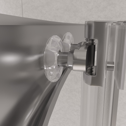 Душевой уголок RGW Passage 02085100-11 100х100 стекло прозрачное профиль хром глянцевый без поддона - фото 3