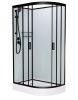 Душевая кабина Frank 814014 100х80 асимметричная без крыши ориентация левая