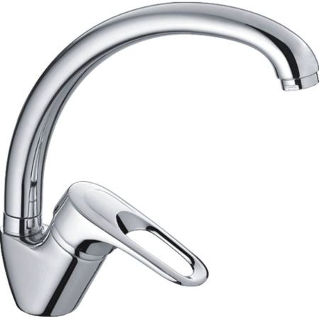 Смеситель для кухни Cron CN4104 на мойку хром