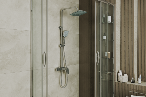 Душевая стойка Rush Thira TR3635-40 настенная цвет хром - фото 3