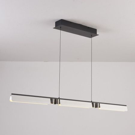 Светильник подвесной iLedex Vision (Висион) 9309D-1200-2 WH+BK
