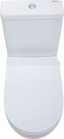Чаша унитаза напольная Aquanet Cetus CETUS-C1 цвет белый без бачка с сиденьем микролифт безободковая каскадный смыв