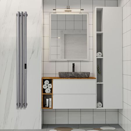 Полотенцесушитель электрический Indigo Style 3 LSE120-13GFMRt 15х120 серый