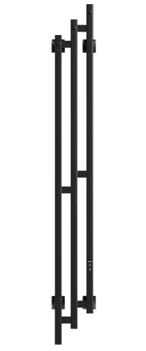 Полотенцесушитель Indigo Forma LEF80-50BRRt 53х80 электрический черный муар - фото 2