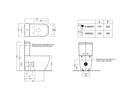 Чаша унитаза напольная Hatria BIANCA Y7AE01 цвет белый без сиденья душевой смыв