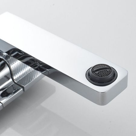 Душевая стойка Shevanik S6826 настенная цвет хром