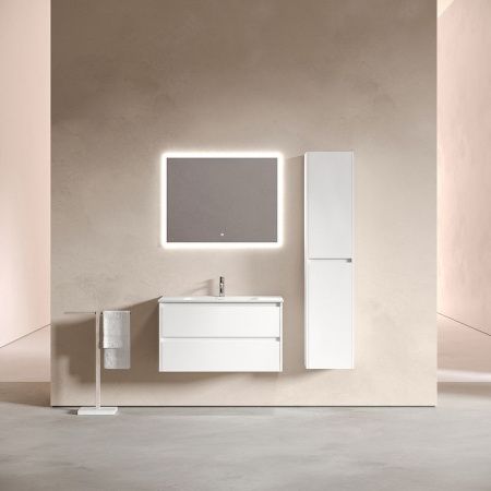 Тумба под раковину Sancos Libra LB90W 90х50 подвесная цвет белый