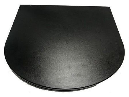 Унитаз подвесной CeramaLux 2198MB черный с сиденьем микролифт каскадный смыв