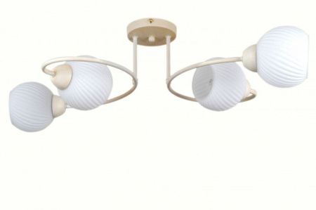 Люстра на штанге Natali Kovaltseva 81400 81400/4C BEIGE GOLD