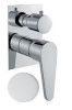 Смеситель для ванны и душа Fiore 88BB7501 настенный белый