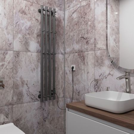 Полотенцесушитель электрический Altasan АргоЛюкс АргоЛюкс12021Г 20х120 серый