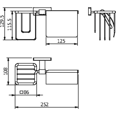 Бумагодержатель Langberger ALSTER 10941P