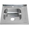 Кухонная мойка Melana 015 t L (*10) 60х60 цвет хром поверхность полированная