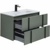 Тумба под раковину Allen Brau Reality 1.32005.CGM 80х50 подвесная цвет зеленый