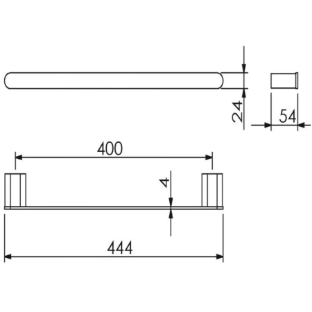 Полотенцедержатель Langberger Lugano 24001A