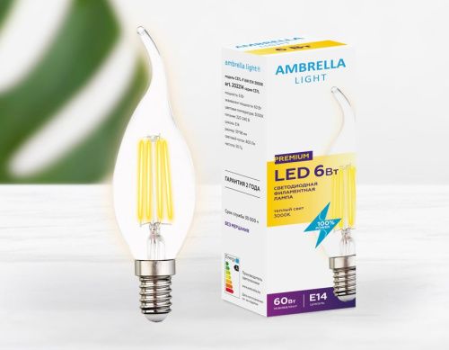 Лампа светодиодная филаментная Ambrella Light Filament (Филамент) 202214 - фото 4