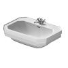 Раковина керамическая Duravit 1930 4387000301 70 см подвесная цвет белый 3 отверстия под смеситель