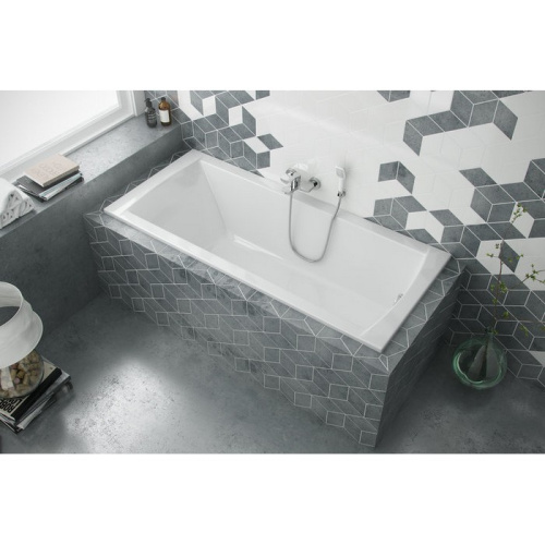 Ванна Excellent AQUARIA WAEX.AQU17WH 170х75 пристенная прямоугольная - фото 4