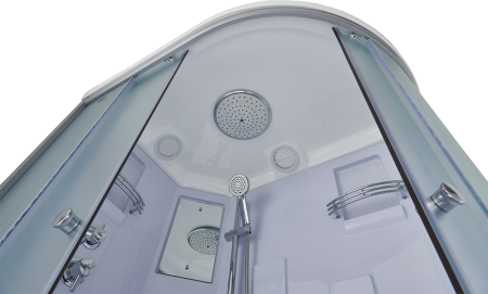 Душевая кабина Timo Standart T-5502LГ/М-T-CT55-T-CH/C 120х85 асимметричная с крышей ориентация левая