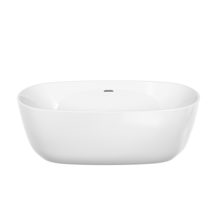 Ванна акриловая Sancos Space FB13 170х80 отдельностоящая овальная с каркасом