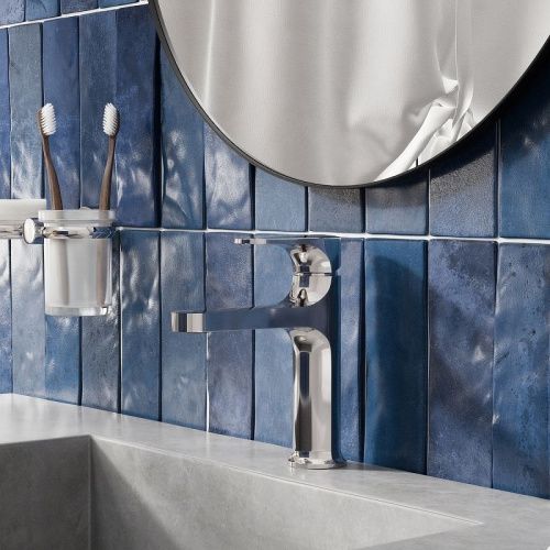 Смеситель Wasserkraft Weida 3100 3103 на раковину хром - фото 5