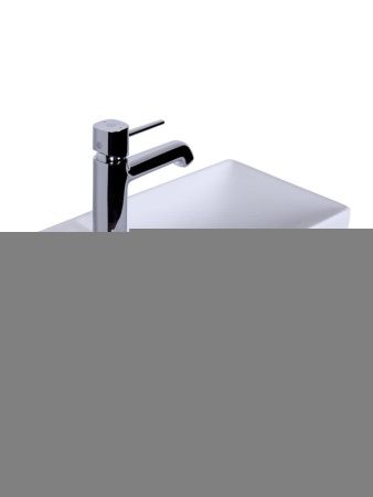 Раковина из сантехнического фарфора Orange B05-375RW 40х20 подвесная цвет белый 1 отверстие под смеситель