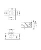 Унитаз подвесной Duravit Durastyle 45510900A1 белый с сиденьем микролифт безободковый каскадный смыв