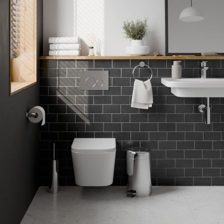 Комплект унитаз с инталляцией и клавишей смыва Iberica Blanca TOLEDO ALTO IB.001M.TLA.234.8131