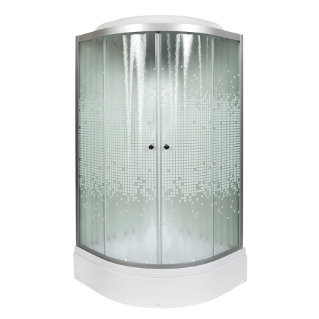 Душевая кабина AvaCan L780GM+EL 80х80 четверть круга с крышей ориентация универсальная