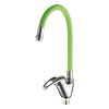 Смеситель для кухни Fashun A4403+A7251 на мойку хром/зеленый