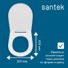 Крышка сиденье для унитаза Santek Остин 1WH302485