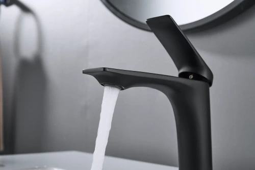 Смеситель Shevanik S9101H на раковину черный - фото 4
