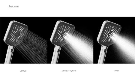 Душевой гарнитур Vincea Inspire VSHN-3I4HMB настенный черный матовый