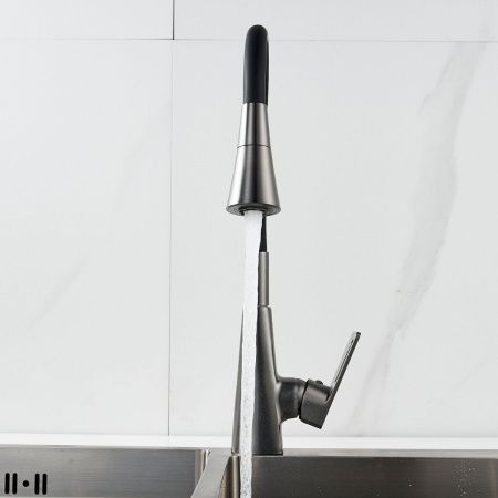 Смеситель для кухни Raffine F313T-3 на мойку оружейная сталь