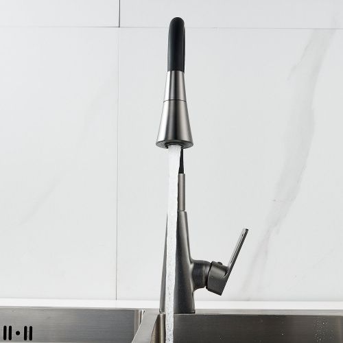 Смеситель для кухни Raffine F313T-3 на мойку оружейная сталь - фото 5