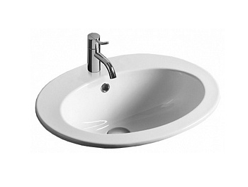 Раковина из санфаянса Simas S 52 bia 54х45 встраиваемая цвет белый