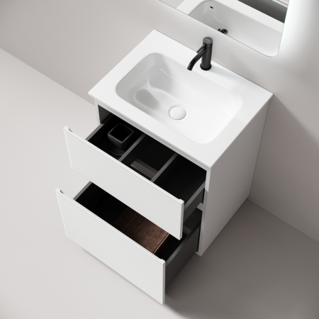 Тумба под раковину Sancos FOLK Floor FL60FW 60х40 напольная цвет белый