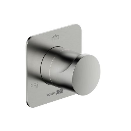 Переключатель на 3 выхода Wasserkraft Spree 1400 A273 встраиваемый в стену никель