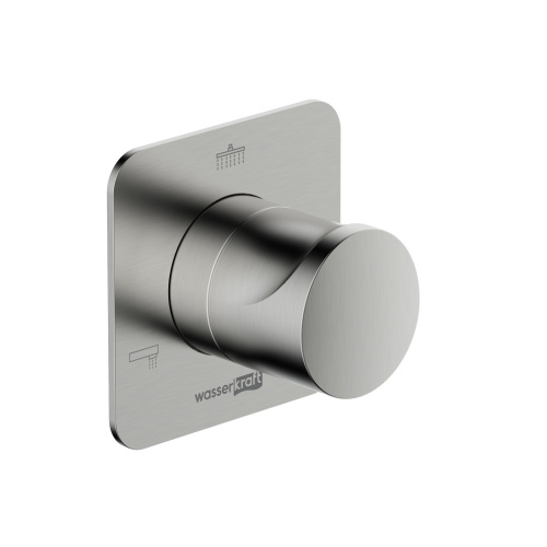 Переключатель на 3 выхода WasserKRAFT Spree 1400 A273 встраиваемый никель - фото 2