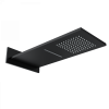 Верхний душ Wonzon & Woghand WW-HS101-MB 25х55 черный