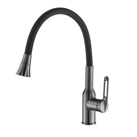 Смеситель для кухни Raffine F303T-3 на мойку оружейная сталь