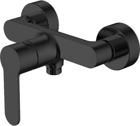 Смеситель для душа Aquanet Passion AF300-30B настенный черный без термостата