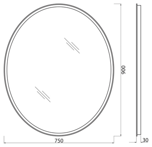 Зеркало BelBagno SPC-VST-750-900-LED-BTN 75х90 - фото 5