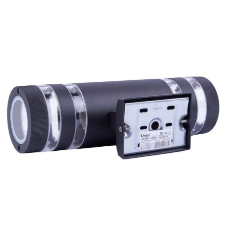 Уличный настенный светильник Uniel UUL-A01S UUL-S20A 2x60W/E27 IP65 BLACK