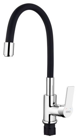 Смеситель для кухни Esko Coral CL 519 B на мойку черный/хром
