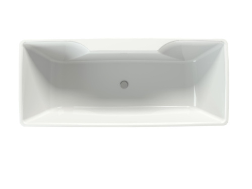 Ванна акриловая BelBagno BB110-180-76 180х76 отдельностоящая полукруглая - фото 2